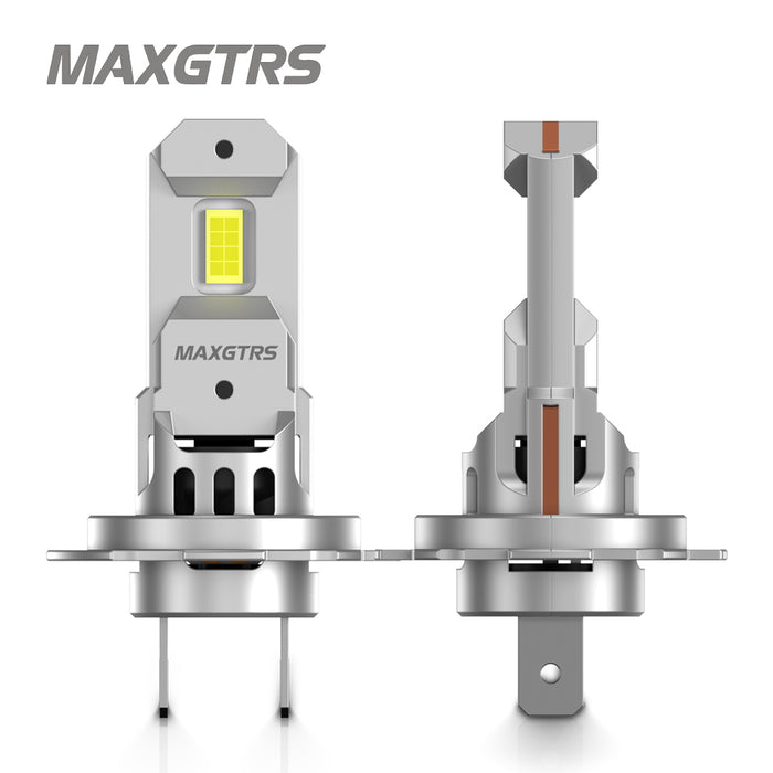 2× H7 H18 LED Lights 1:1 Mini Size Head Lamp Wireless 20000LM CSP LED Chips H7 Car LED Headlight Bulb 6500K White 12V 24V With Fan