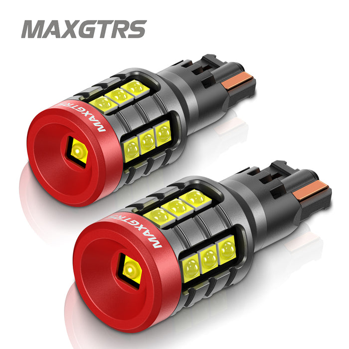 2×T15 W16W LED Bulb No Error White Yellow Super Bright 921 912 LED Canbus Tail Lamp Brake Lights Car Automotive Light