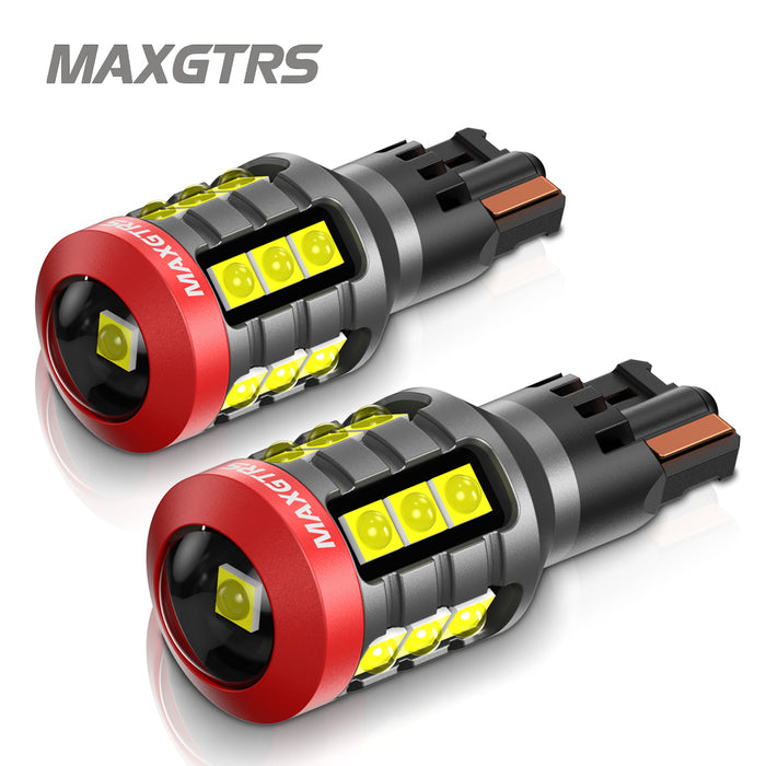 2x T15 W16W LED Bulb Canbus 921 912 For Toyota Land Cruiser 80 100 200 Prado 120 150 FJ Vehicle Car Reverse Backup Lights Lens