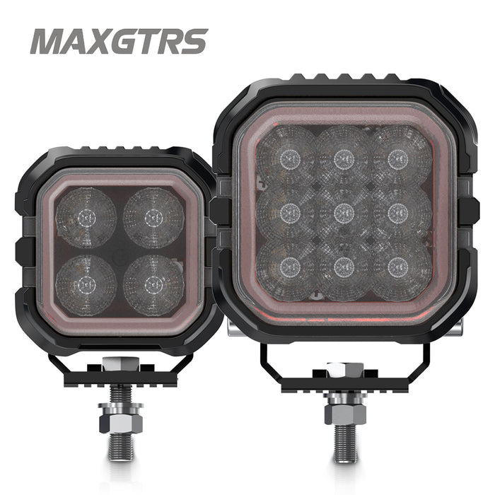 1× 3 Inch/4 Inch Super Amber Drl Led Work Light Bar for Car Jeep Wrangler 12v Led Spotlight Auxiliary lights For Lada Niva Offroad Truck SUV ATV