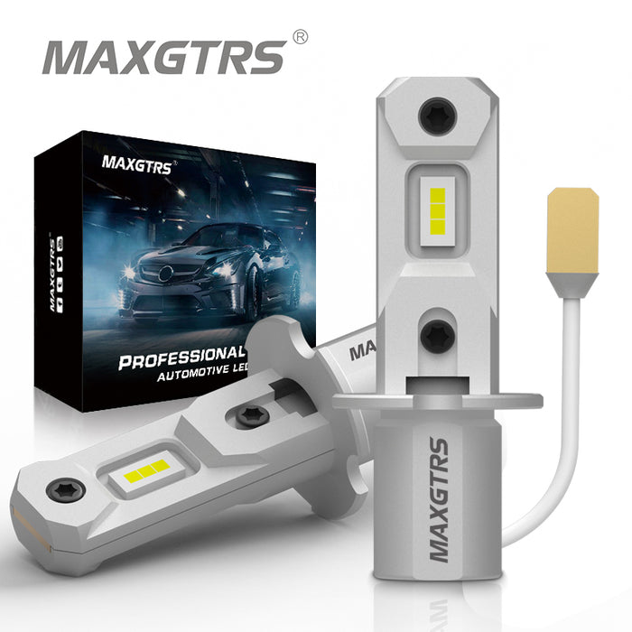LED Car Lights Bulb  MAXGTRS - 2× H3 Led Bulbs 80w Auto lights