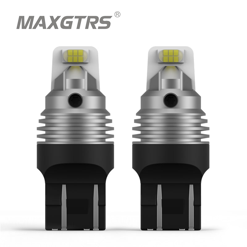 Led Car Lights Bulb Maxgtrs 2× 1157 Bay15d P21 5w T20 7443 W21 5w Canbus No Error Reverse