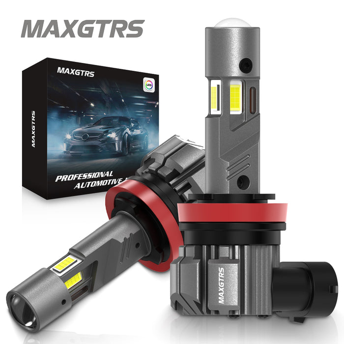 2x CANBUS H8 H11 LED Fog Light Bulbs Fanless H9 H16JP 9005 HB3 9006 HB4 9012 HIR2 4300K Warm Yellow Led Daytime Running Driving Lamp