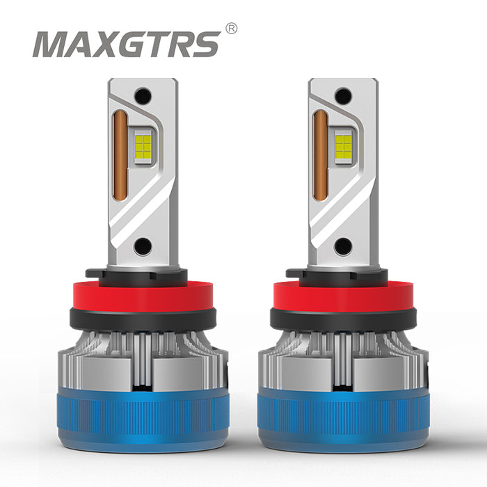 LED Car Lights Bulb  MAXGTRS - 2× H1 H3 H7 H4 Hi/Lo H8/H11/H16JP 9005/HB3  9006/HB4 High Power LED Bulbs 55W Canbus Auto Headlamp Fog Light — maxgtrs