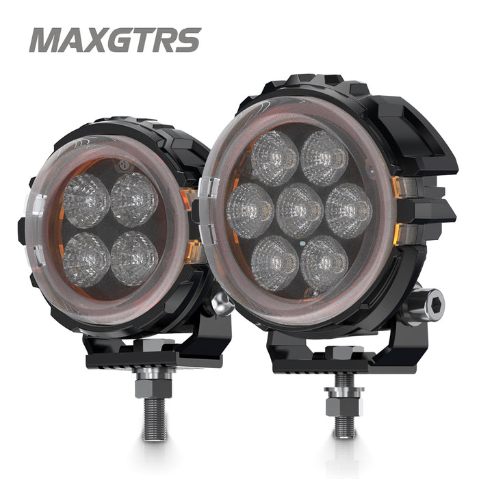 1× 3 Inch/4 Inch Super Amber Drl Led Work Light Bar for Car Jeep Wrangler 12v Led Spotlight Auxiliary lights For Lada Niva Offroad Truck SUV ATV