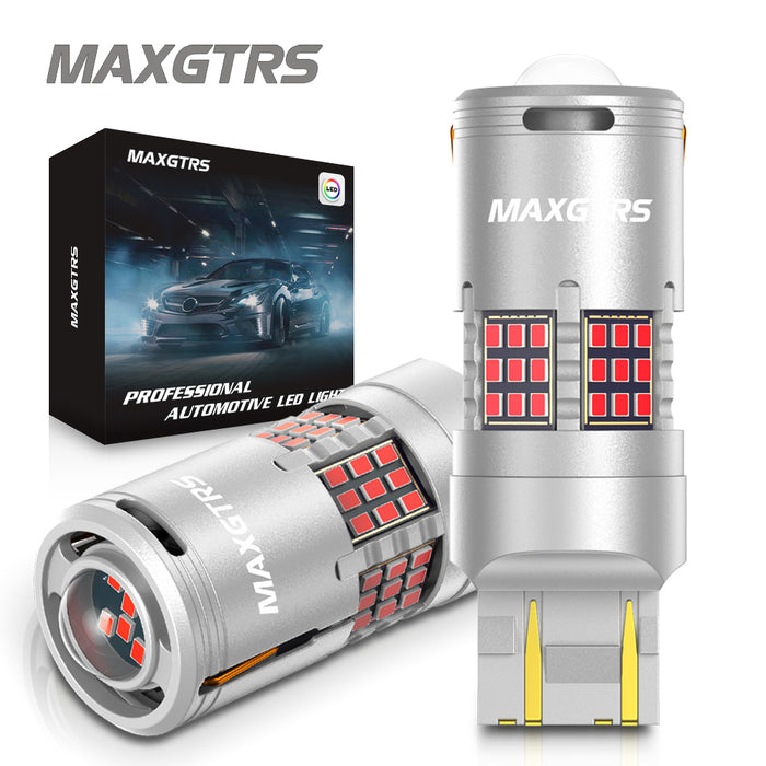 2× 1157 BAY15D P21/5W 7443 W21/5W T25 3157 P27/7W LED Bulbs CANBUS No Error Backup Brake Light Lamp Hyper Flash
