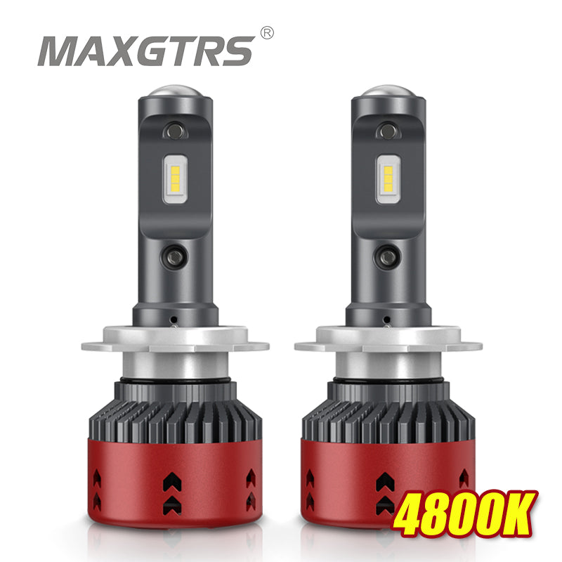 LED Car Lights Bulb  MAXGTRS - 2× H1 H3 H4 H7 H8/H11/H16(JP) 9005/HB3 9006/ HB4 9012 880 881 D1 D2 D3 D4 Mini Type High Power LED Bulbs Auto Headlamp  Light — maxgtrs