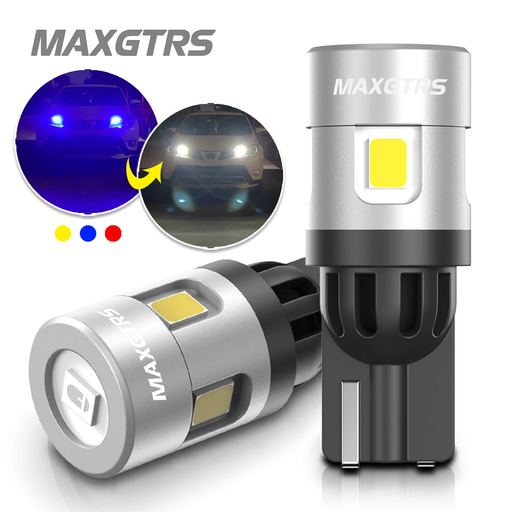 当時物　7色LED T10  廃盤レア OH-153 大日向 2x Welcome Blue/Yellow/Red T10 LED Interior Side Bulbs High Power