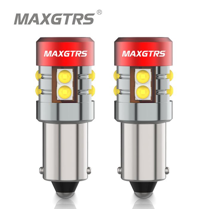 2× Super Bright BA9S LED BAX9S H6W T4W BAY9S H21W Bulb 30-SMD Car Reve ...
