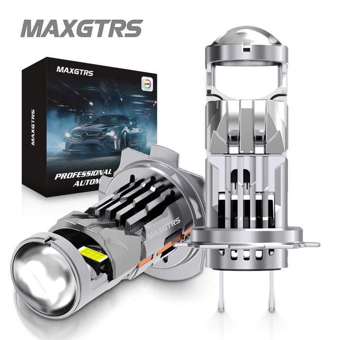 2x H7 H8 H11 LHD/RHD LED Headlight Mini Lens Projector 9005/9006 HB3 HB4 Auto Low Beam Canbus Bulb For Car/Motor 12v 90W 24000LM