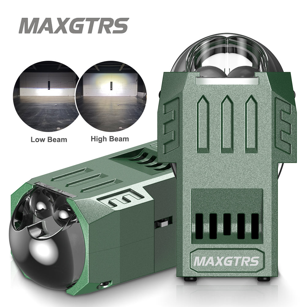 2× Bi Led Module 1.5 Inch Matrix Bi Led Projector Retrofit Headlight H ...