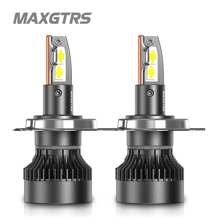 2x V3F Series H1 H4 H7 H8 H11 9006 9005 HB3 LED Headlight Bulbs Canbus 28000LM 130W MINI Size White LED High Low Beam With Fan