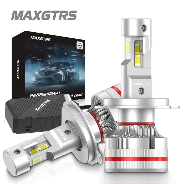 2x 3 Sides Shine H7 H4 H11 Led Lamp Tube Lights H8 HB3 9005 HB4 9006 9012 12V Canbus Car Led Headlight Bulb For Projector Lens