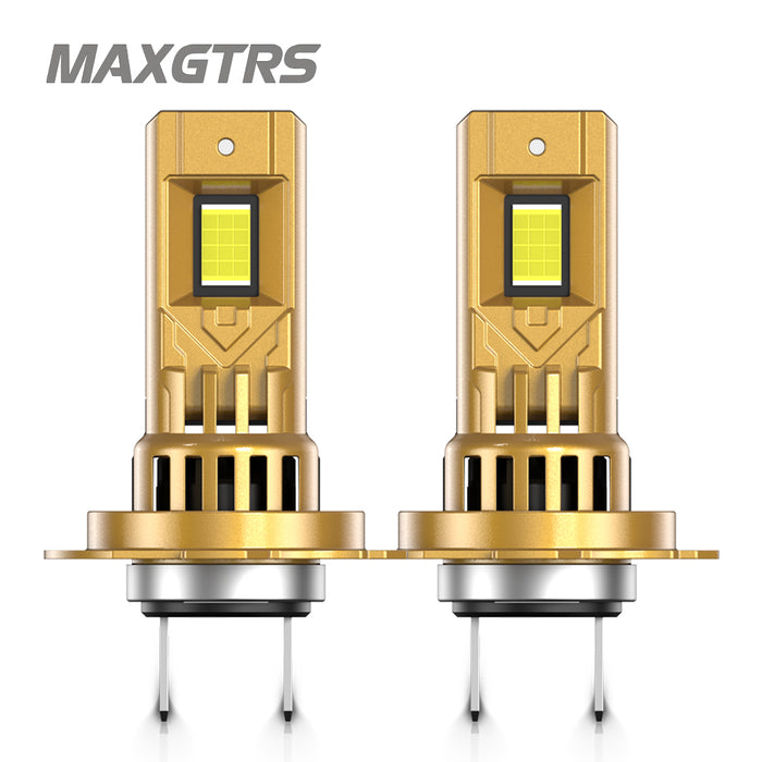 2X 30000LM H7 H11 H8 H9 LED Headlight Bulbs 6500K White Gold 9006 HB4 9012 LED Front High Low Beam 9005/HB3 With Cooling Fan