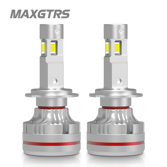 2x 3 Sides Shine H7 H4 H11 Led Lamp Tube Lights H8 HB3 9005 HB4 9006 9012 12V Canbus Car Led Headlight Bulb For Projector Lens