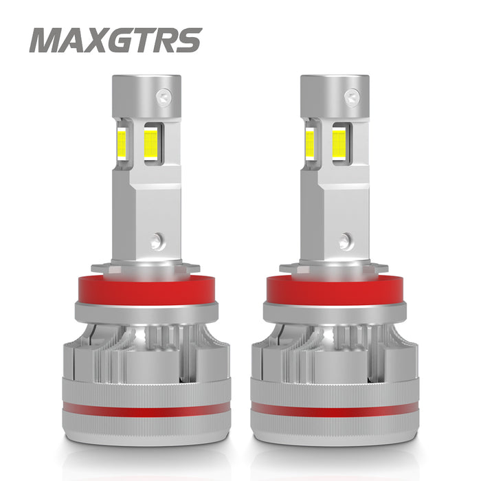 2x 3 Sides Shine H7 H4 H11 Led Lamp Tube Lights H8 HB3 9005 HB4 9006 9012 12V Canbus Car Led Headlight Bulb For Projector Lens