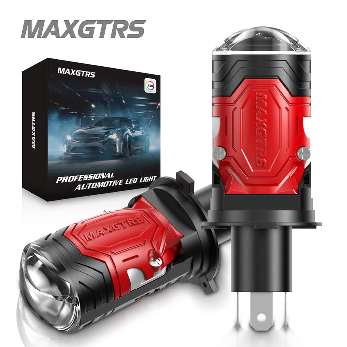 160W H4 LED Headlight Double Projector Lens LED HB2 9003 Auto Lamp Headlamp Hi/Low Beam Light 32000LM With Solenoid Valve