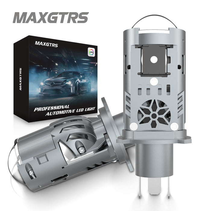 Ultra Bright H4 Bi-LED Mini Projector Lens 26000LM Car Headlight 9003 HB2 CANBUS Auto Hi/Lo Beam Bulb For Automotive Motorcycle