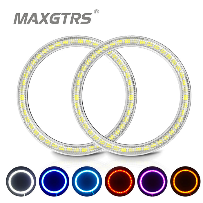 2Pcs 40mm LED Halo Ring Angel Eyes – 12SMD 3528 LED Daytime Running Light – 12V