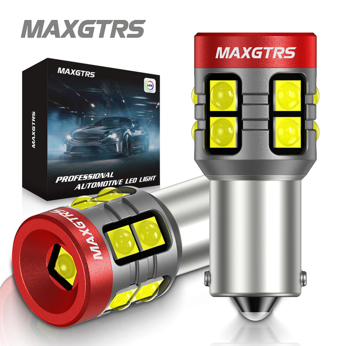 Super Bright BA9S LED BAX9S H6W T4W BAY9S H21W Bulb 11 SMD Car Reverse Lights Auto Parking License Plate Interior Map Dome Lamps