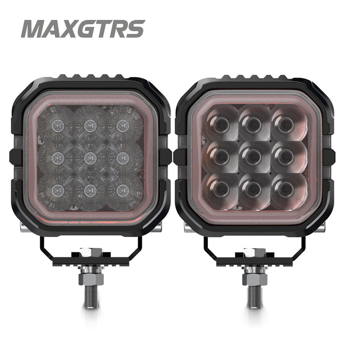 1× 3 Inch/4 Inch Super Amber Drl Led Work Light Bar for Car Jeep Wrangler 12v Led Spotlight Auxiliary lights For Lada Niva Offroad Truck SUV ATV