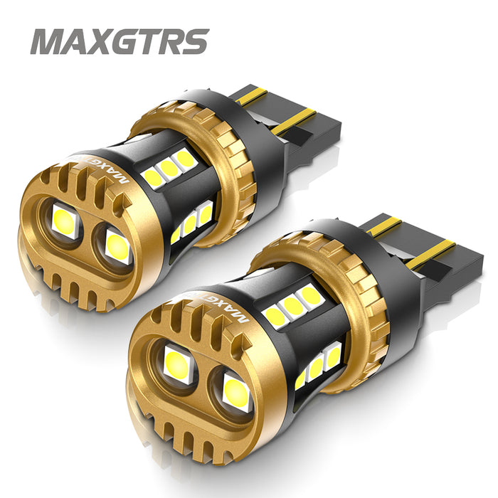 2x S25 P21W BA15S 7443 W21/5W 1157 1156 T20 7440 W21W BAY15D LED Bulbs Car Tail Lights Brake Lights Turn Signal Reverse Lamp DRL