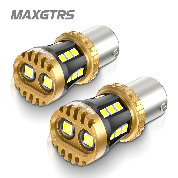 2x S25 P21W BA15S 7443 W21/5W 1157 1156 T20 7440 W21W BAY15D LED Bulbs Car Tail Lights Brake Lights Turn Signal Reverse Lamp DRL