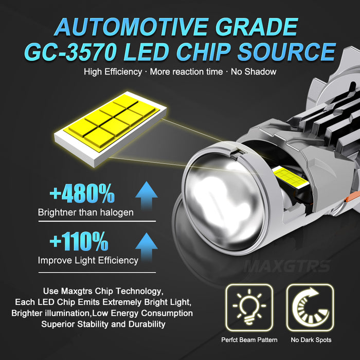 2x H7 H8 H11 LHD/RHD LED Headlight Mini Lens Projector 9005/9006 HB3 HB4 Auto Low Beam Canbus Bulb For Car/Motor 12v 90W 24000LM