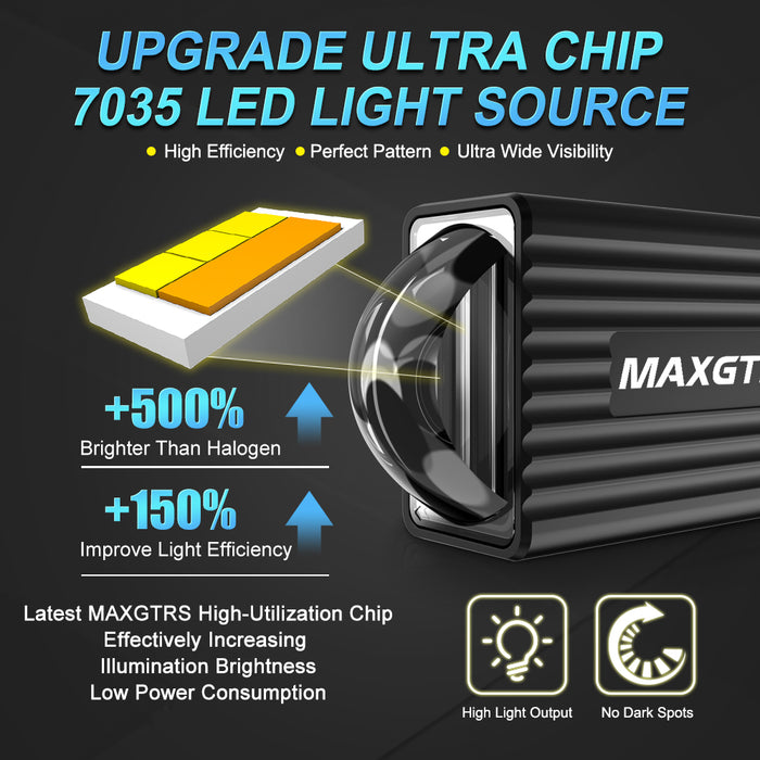 Ultra Thin Direct Beam Car Grilles Daytime Running Light Amber/White DRL LED Auto Front Center Grille Light For Offroad Trunk SUV