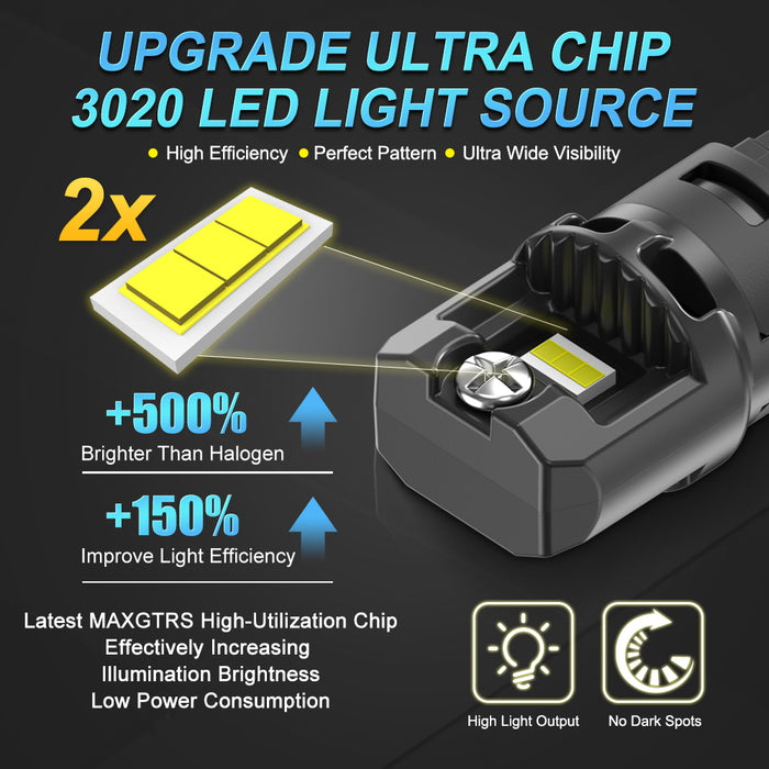 2x T10 LED W5W 3020 Chips Canbus No Error Car Side Interior lights Bulb 2825 194 168 Auto White/Yellow/Red Marker Dome Lamp