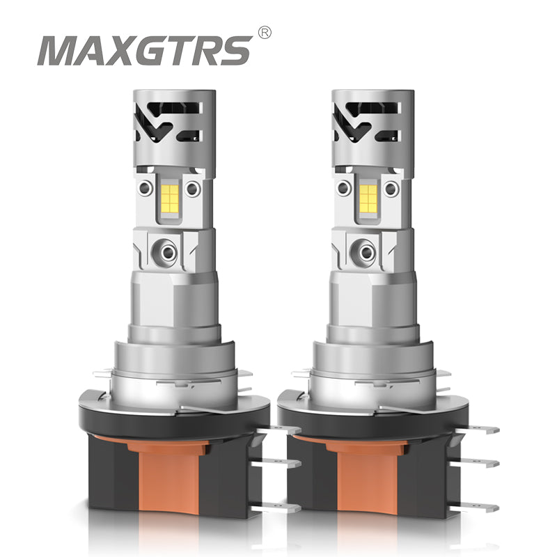 2 x Ampoules H15 LED Terminator3 - 2500Lm - 50W PGJ23t-1 - Plug&play - Easy  install - France-Xenon