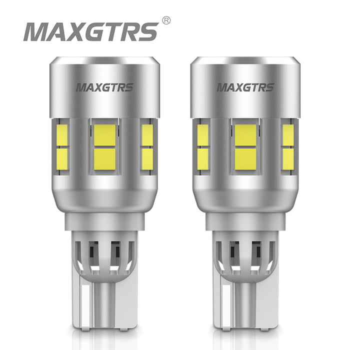 2x Ultra-Short Design T15 LED Canbus No OBC Error W16W LED Car Light Bulbs Amber Yellow For Turn Signal High Power