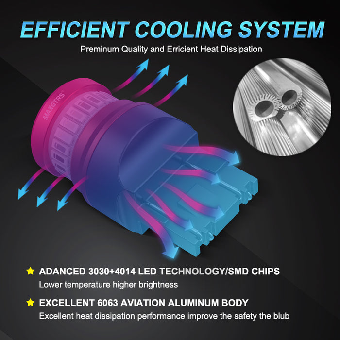 2x Strobe Flash 1157 BAY15D 7443 W21/5W P21/5W 1157 3157 BA15S LED Chip Car LED Bulb Tail Lamp Reverse Red Brake Light 12V 24V