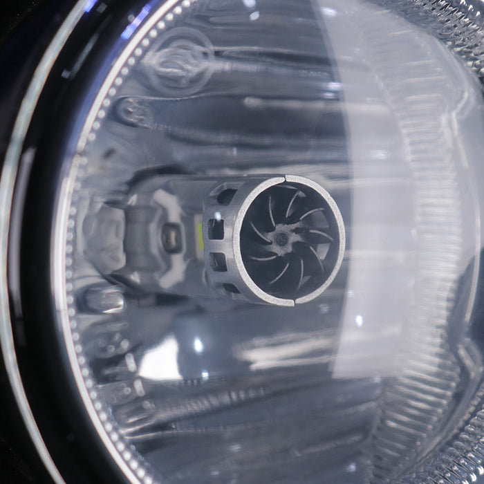 2× Turbo H7 H8 LED Front Headlight Bulbs 30000LM CANBUS Mini Size H11 LED High Low Beam Vehicle Lighting 6500K White 12V