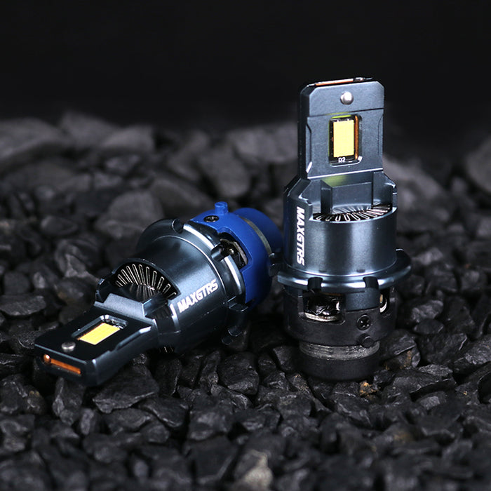 2x D4S D4R D2R D2S LED Headlight Bulbs 6000K White Conversion Kit Plug and Play HID Xenon Light Replacement CANBUS Error Free