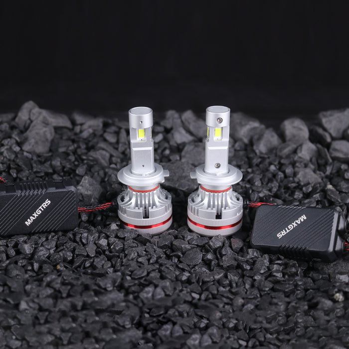 2x 3 Sides Shine H7 H4 H11 Led Lamp Tube Lights H8 HB3 9005 HB4 9006 9012 12V Canbus Car Led Headlight Bulb For Projector Lens