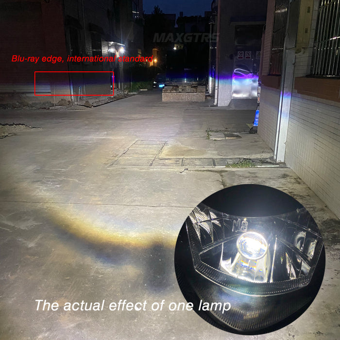 2*Car H4 8000K High/Low Beam 20-LED Fog Light Driving DRL Bulb White Lamp 