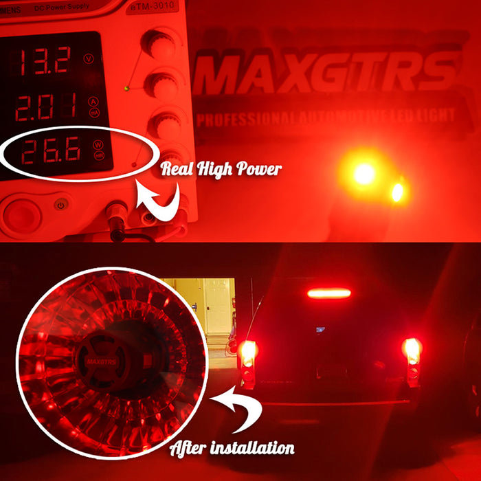 2×1157 BAY15D P21/5W T20 7443 W21/5W Car LED Bulb Canbus No Error Brake lights tail lights DRL