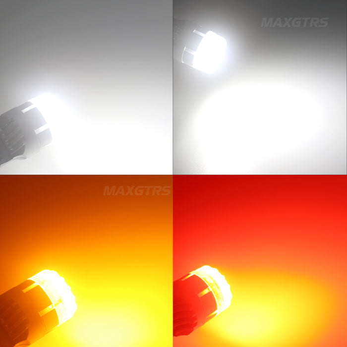 LED Car Lights Bulb  MAXGTRS - 2× 1156 BA15S P21W T20 7440 W21W
