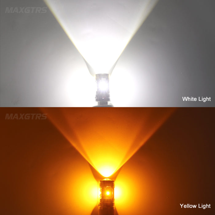 2× 1156 BA15S P21W S25 T20 7440 High Power LED Bulbs Canbus Reverse Light Backup Tail Lamp Turn Signal Light