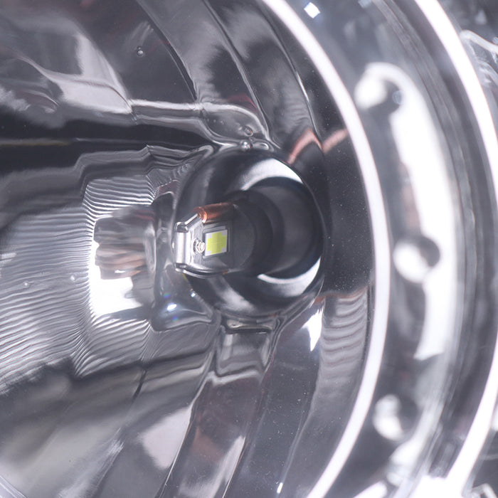2x V3F Series H1 H4 H7 H8 H11 9006 9005 HB3 LED Headlight Bulbs Canbus 28000LM 130W MINI Size White LED High Low Beam With Fan