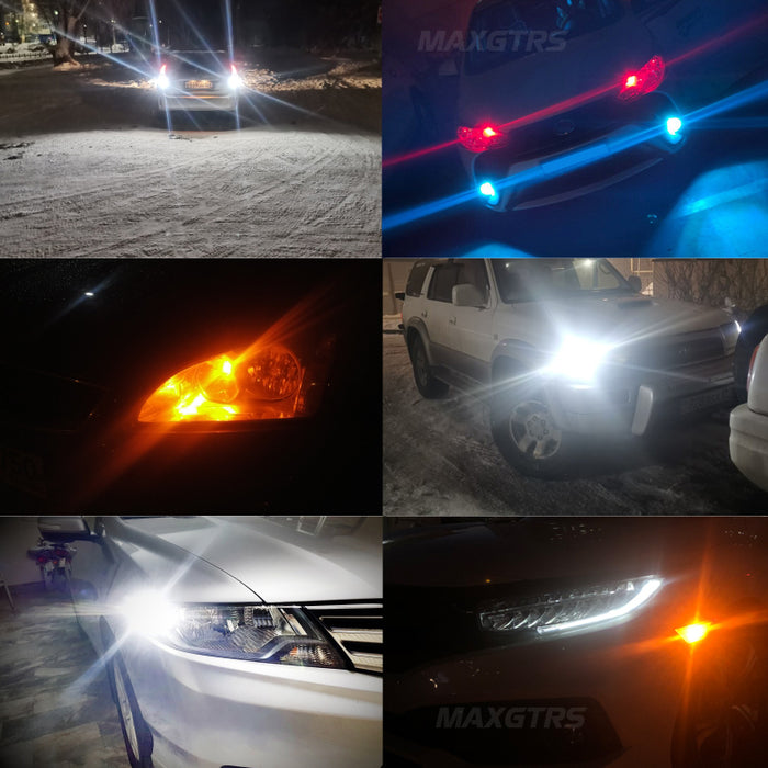 LED Car Lights Bulb  MAXGTRS - 2× T10 W5W LED Bulbs Canbus No