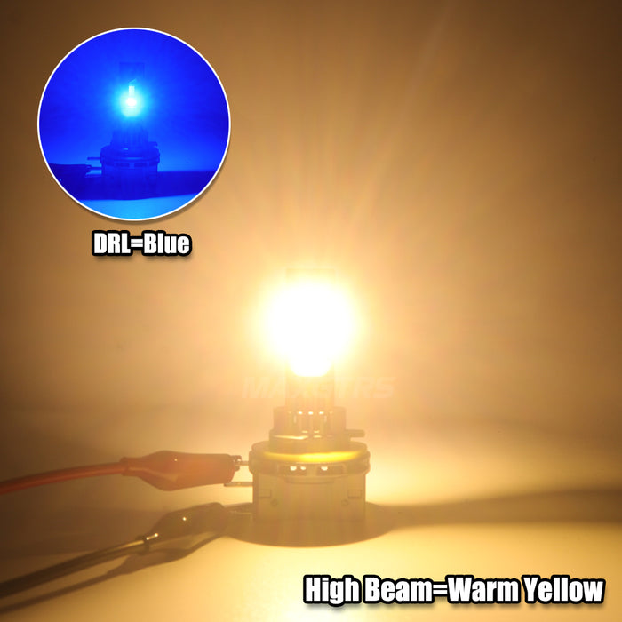 2x H15 LED Bulbs Canbus No Error 90W 30000LM CSP Car Lights for Audi Mercedes Benz Volkswagen Golf Daytime Running Lights