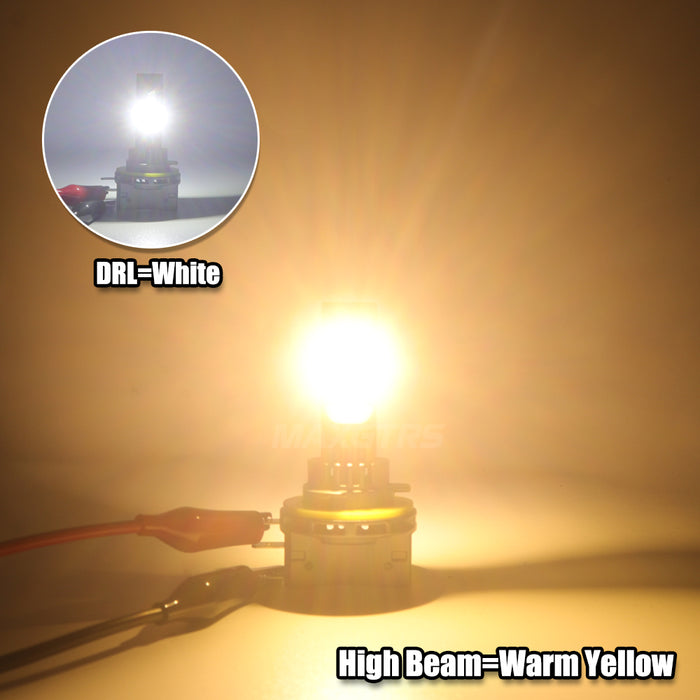 2x H15 LED Bulbs Canbus No Error 90W 30000LM CSP Car Lights for Audi Mercedes Benz Volkswagen Golf Daytime Running Lights