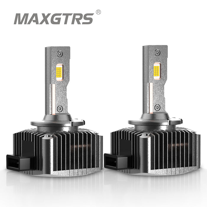 LED Car Lights Bulb  MAXGTRS - 2× Super Bright 24000Lm Canbus Car LED  Headlight Bulbs D1S D3S D2S D4S D5S D8S Lamp Same Size As Original 1:1 All  in One Auto Light — maxgtrs