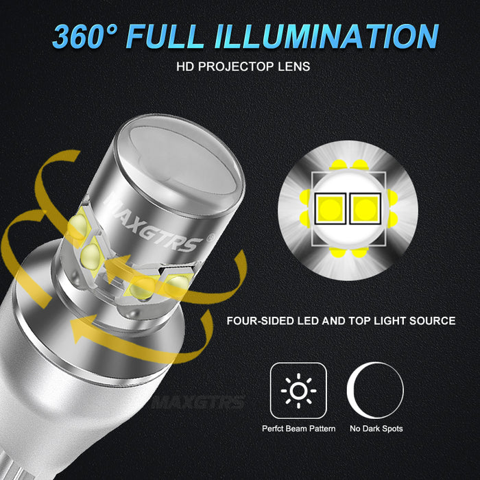2× T15 W16W 921 912 LED Bulbs Cree Chip Canbus Error Free Backup Light Car Reverse Xenon Lamp